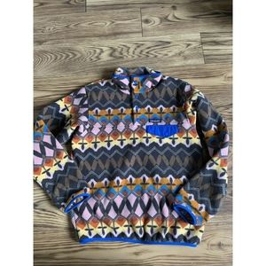 Patagonia NWT Womens Size Small Anthos Pink T Snap Fleece Synchilla Pullover